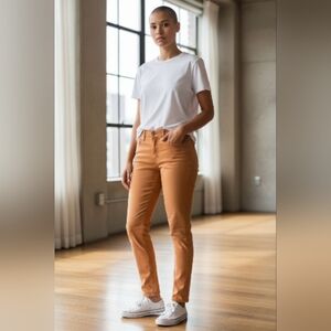 Old Navy Women's Orange Skinny Jeans